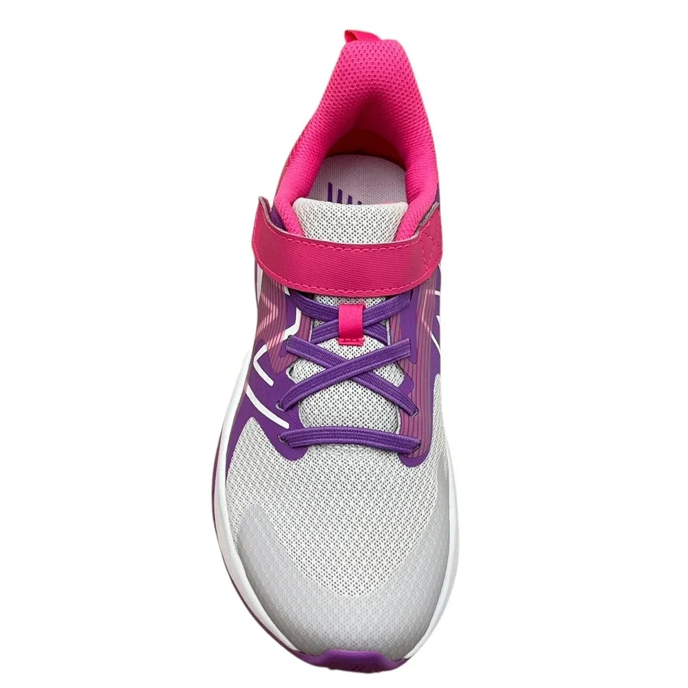 New Balance Rave Run Youth Girls Slip-on Sneakers Size 4 Purple/Pink Lightweight